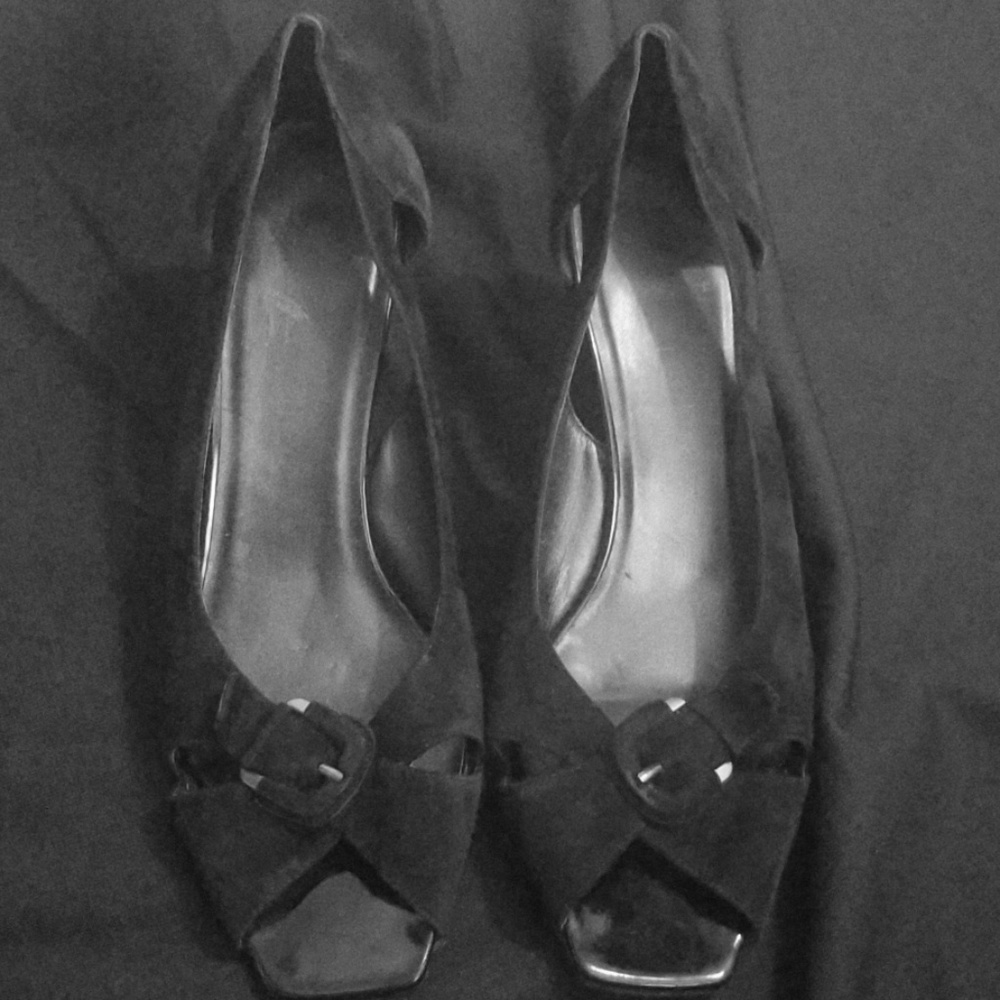 Black Suede Heels